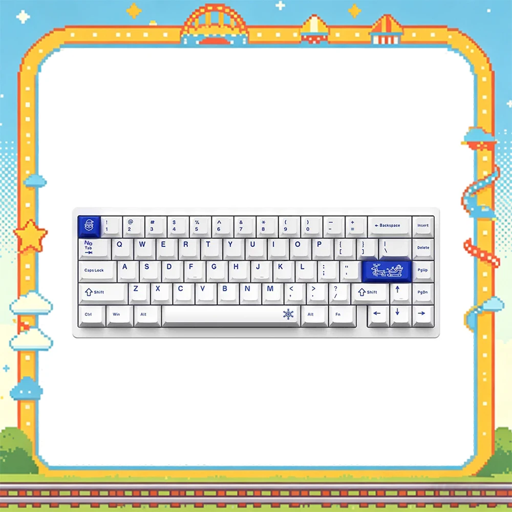 WEIKAV NUT65 65% Tri-Mode Aluminum Mechanical Keyboard 6000mAh Hot-Swappable RGB For Gifts