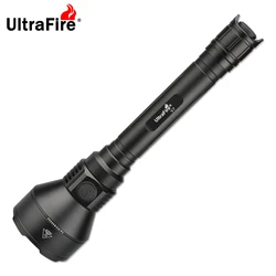 UltraFire V7 High Power Led Flashlight 2300LM 1000M Long Range Ultra Powerful Outdoor Torch Light for Hunting with Remote Switch