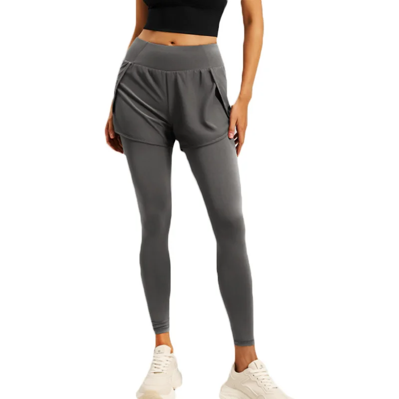 PofyBofy Tummy Conrol High Waist Tennis Legging Skirted Leggings with Pockets Women Yoga Legging with Skirts Athletic Sport Pant