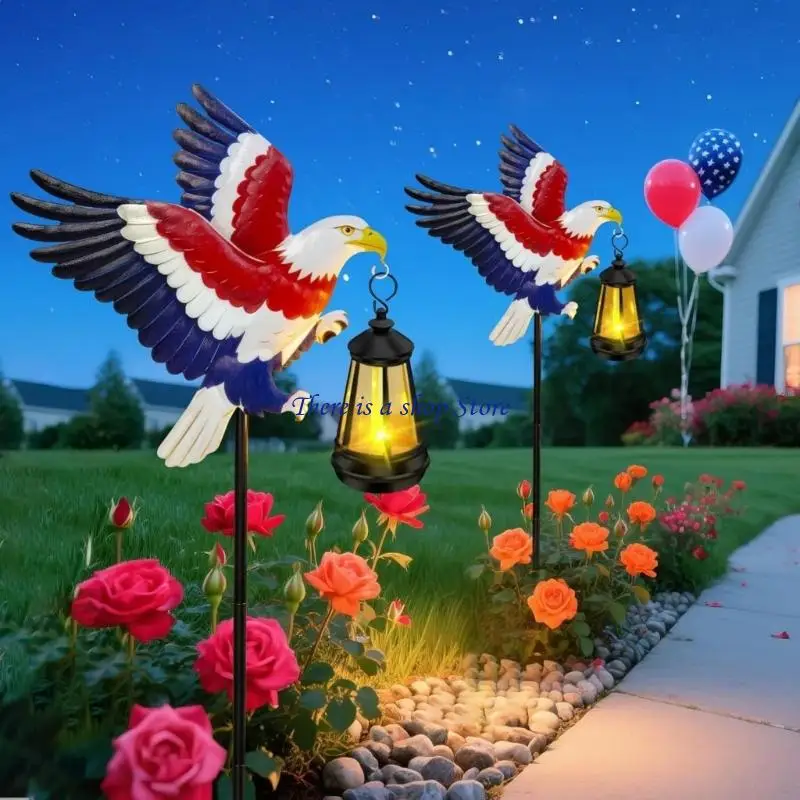 

D0AD Garden Hawks Birds Sculptures Lawn Ornaments Hawks Stakes Crafts Garden Art Decoration for Outdoor Lawn Courtyard