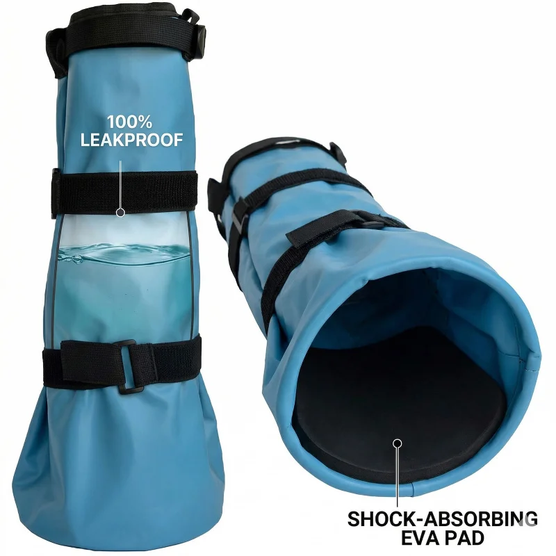Heavy Duty Hoof Soaking Boots With EVA Pads 1 Pair Leakproof Equine Care Bag For Abscess Thrush Medical Treatment