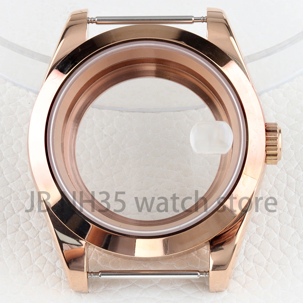 NH35 ساعة حافظة 36 مللي متر/39 مللي متر الياقوت الزجاج الصلبة 316L الفولاذ المقاوم للصدأ مقاوم للماء لحركة Seiko NH35 NH36 Datejust 28.5 مللي متر الطلب #3