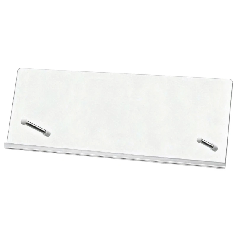 96BA Clear Desk Note Stand for Monitor Notes Sheet and Office Desk Reminder Storage