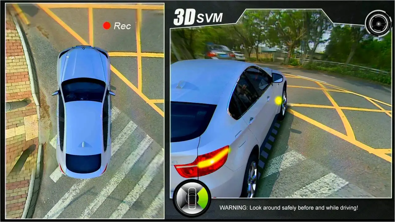 3d HD 360 Surround View Monitoring  System 360 Degree Camera
