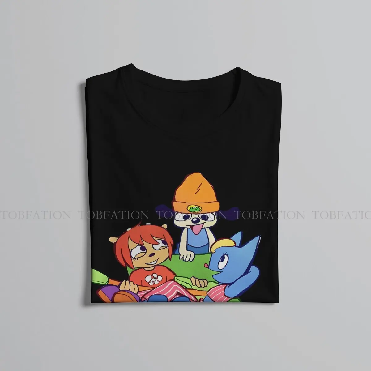 Parappa 7 Fashion TShirts Parappa The Rapper Male Graphic Fabric Streetwear T Shirt O Neck