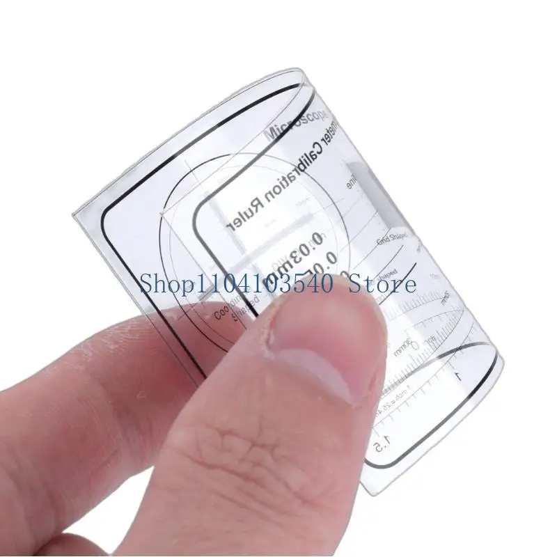 02DC กล้องจุลทรรศน์การสอบเทียบเครื่องมือการสอบเทียบสำหรับโฟกัสและการขยายที่แม่นยำ