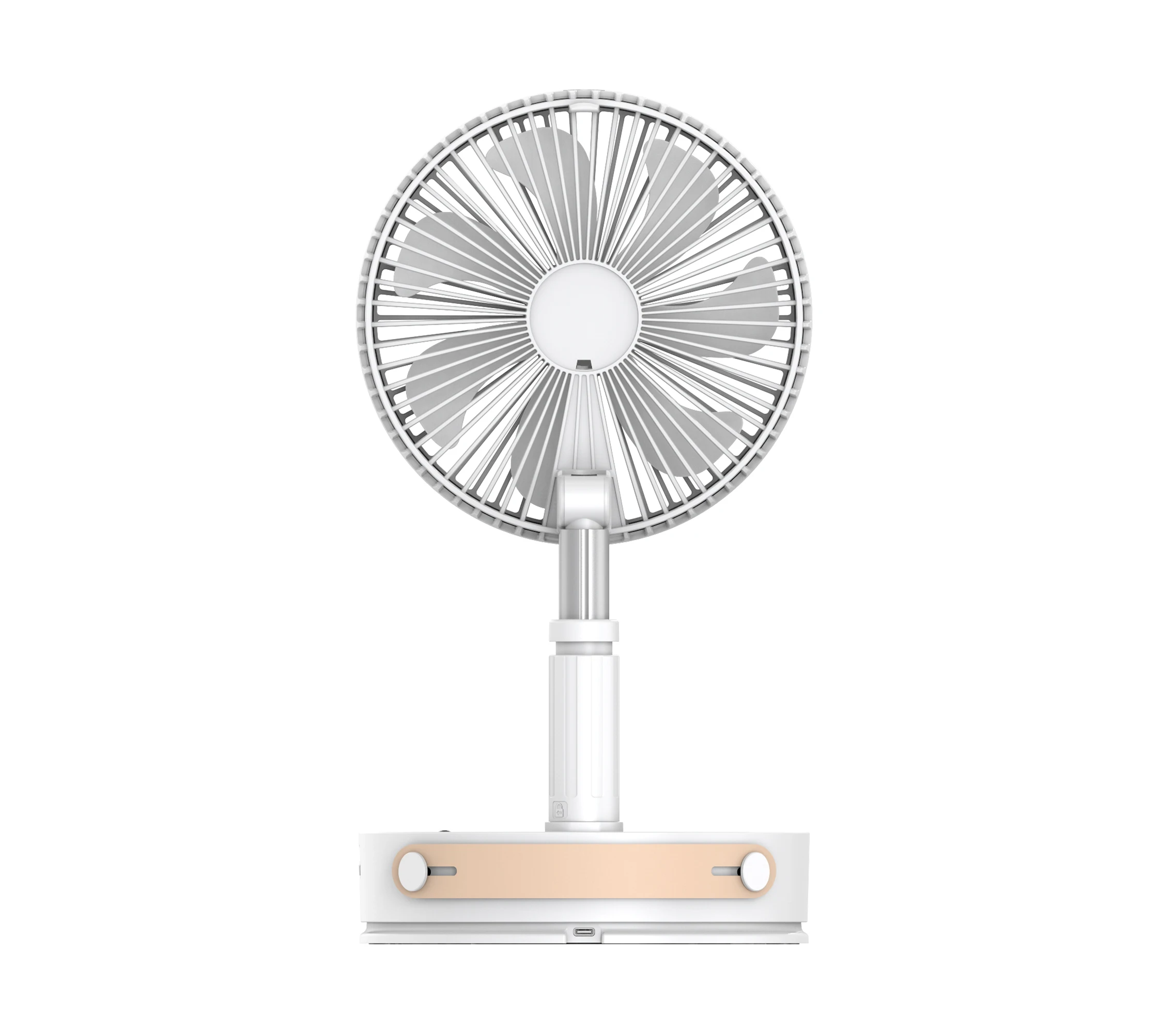 Ventilador plegable ODM, ventilador de suelo con Control remoto magnético recargable, capacidad de batería de 7200mAh, ventilador de escritorio