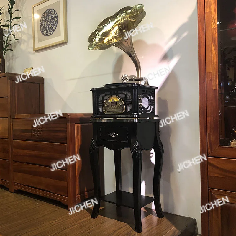 

JC Phonograph, Vinyl Record Player, Antique Streamer, Large Speaker, Solid Wood Record Player, Bluetooth