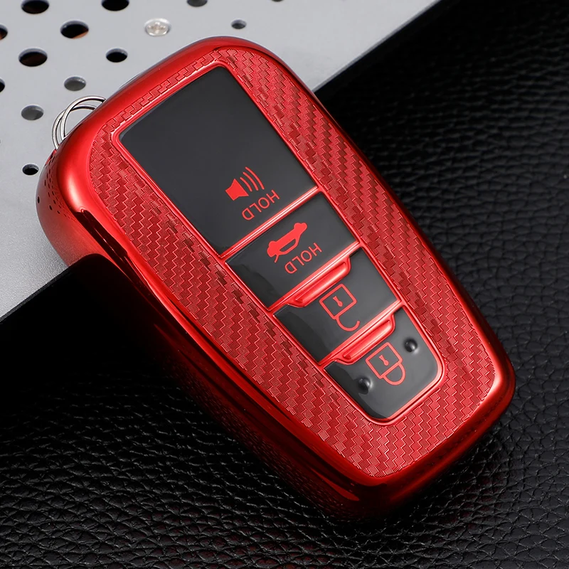 TPU Car Remote Key Case Cover for Toyota Corolla Prius Camry CHR C-HR RAV4 Altis Land Cruiser Prado Key Fob Cover Keyless