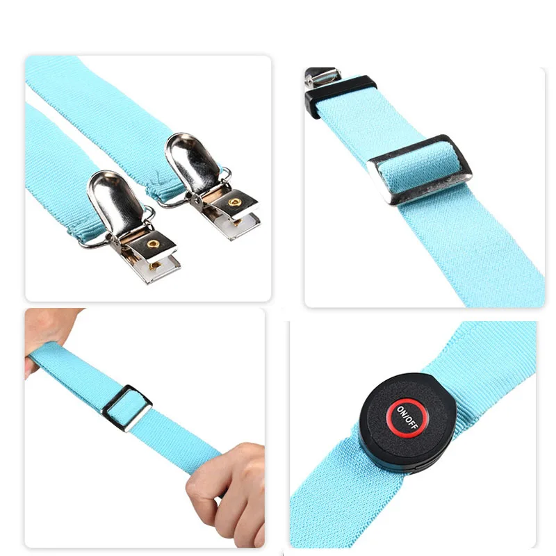 Led Light Up Bretel Strik Clip-On Fietsen Unisex Volwassen Elastische Y-Back Verstelbare Bretels Arm Band Bruiloft Festival