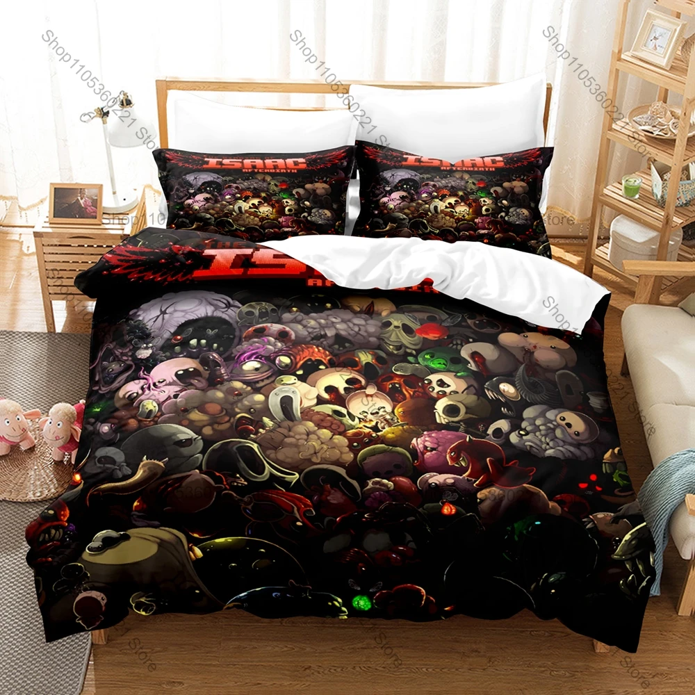 

Personality The Binding of Isaac Theme Bedding Set New Duvet Cover Set Home Bedroom Decoration for Gamer Boys Adults
