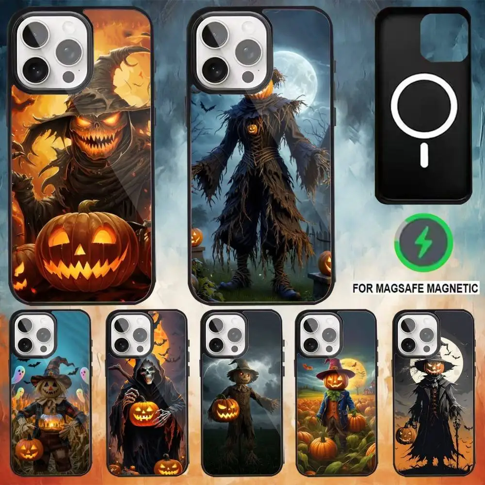 

The Pumpkin Phone Case For iPhone17,16,15,14,13,12,11 Plus,Pro Max Magnetic Magsafe Wireless Charging