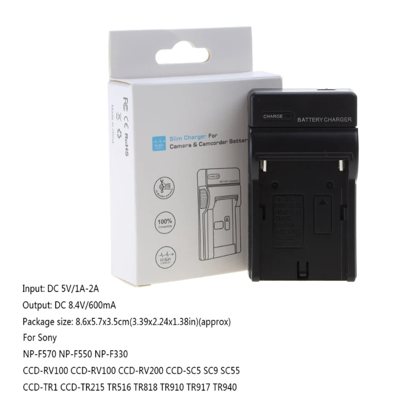 Bộ sạc pin USB cho máy ảnh NP-F550 F570 F770 F960 F970 FM50 F330 F930