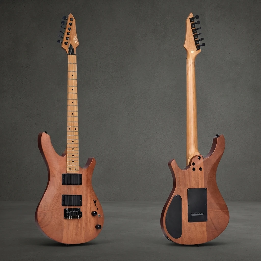 Professional Rock Electric Guitar, Sevillana JOM930, 24 Frets, HH Pickups, Chrome Hardware, Gloss Finish, 6 Strings for Players
