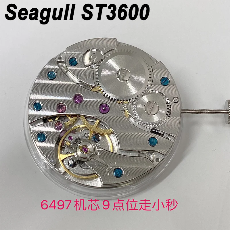 Seagull ST3600 Manual mechanical movement ST36 China Original Watch Men ETA 6497 Hand Wind 17 Jewels Watch Case Fit Repair Part