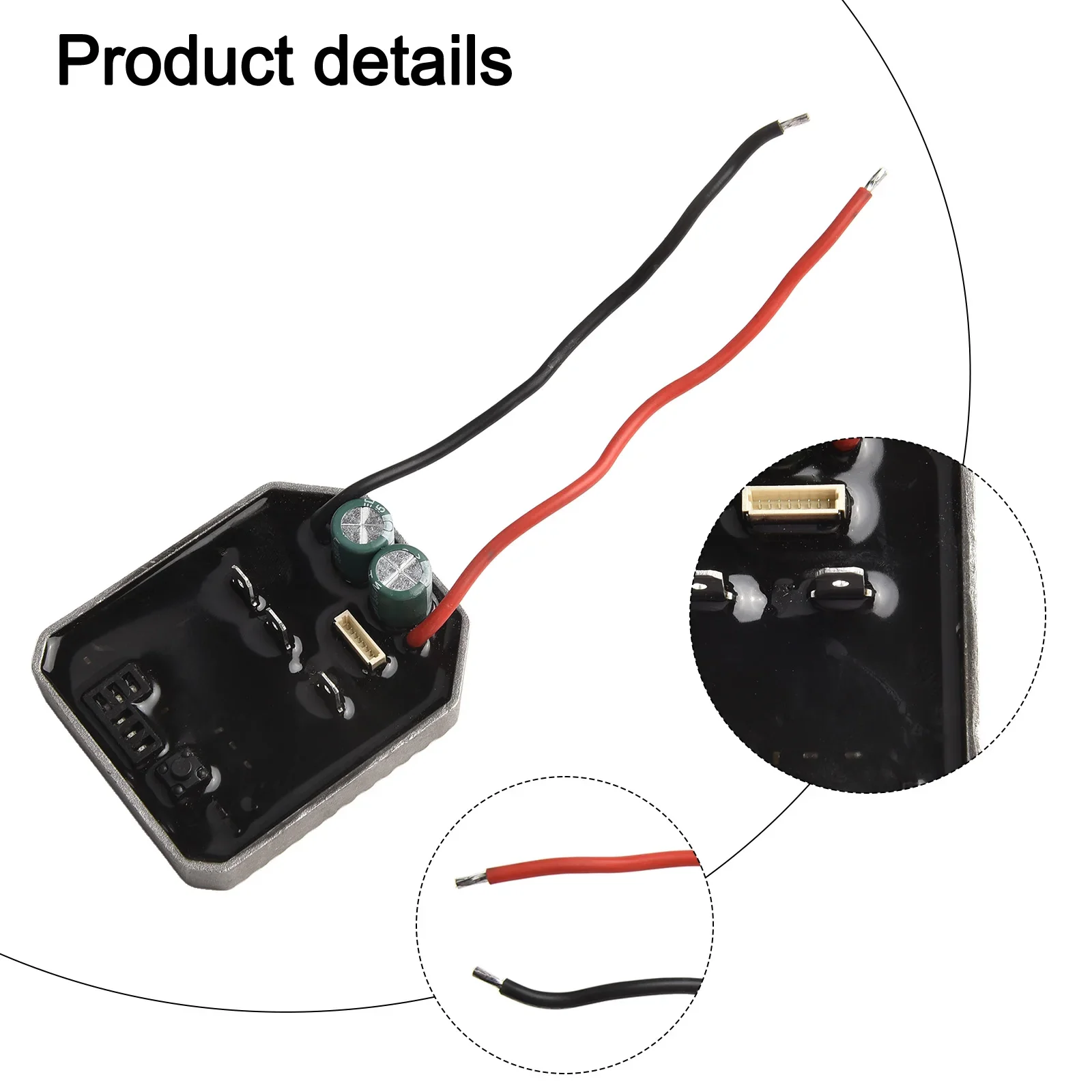 Lithium Battery Electric Wrench Switch Control Board Brushless Line Controller Road Angle Grinder 500N.m 62mm*51.5mm*9mm