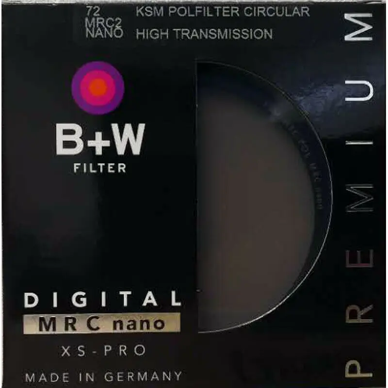 B+W CPL Digital XS-PRO MRC Nano Haze Filter 49_52_55_58_62_67_72_77_82mmCPL KSM Polarizer/Polarizing CIR-PL Multicoat Protective