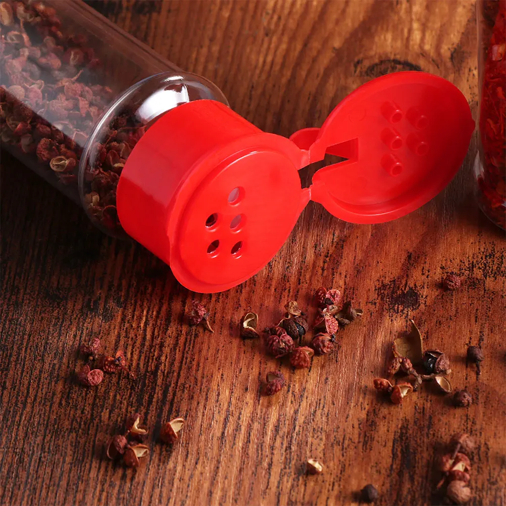 

25pcs Plastic Seasoning Bottles Spice Dispenser Leak-Proof Salt Jar For Kitchen Bbq Outdoor Use Compact Container With