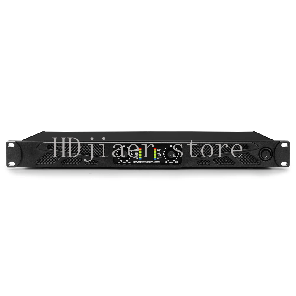 BG 4-Channel Digital Power Amplifier – 4*600W (Total 2400W) Professional Class D Amp for DJ Audio Sound Processor System
