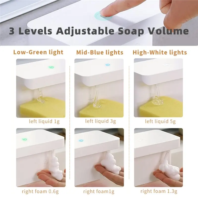 AT19-Automatic Dishwashing Liquid Sensor Kitchen Double Head