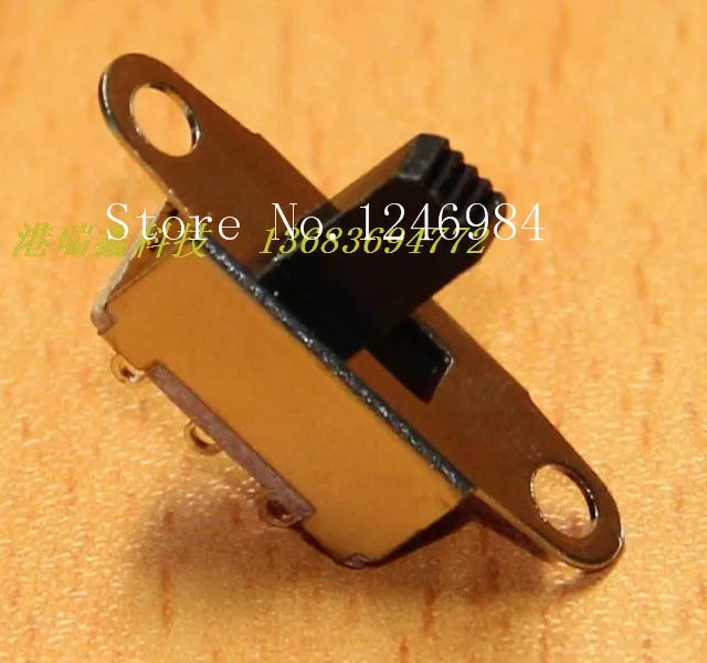 [SA]Electronic switch small toggle switch panel mounted vertically sliding DC power switch SS-22F63--200pcs/lot