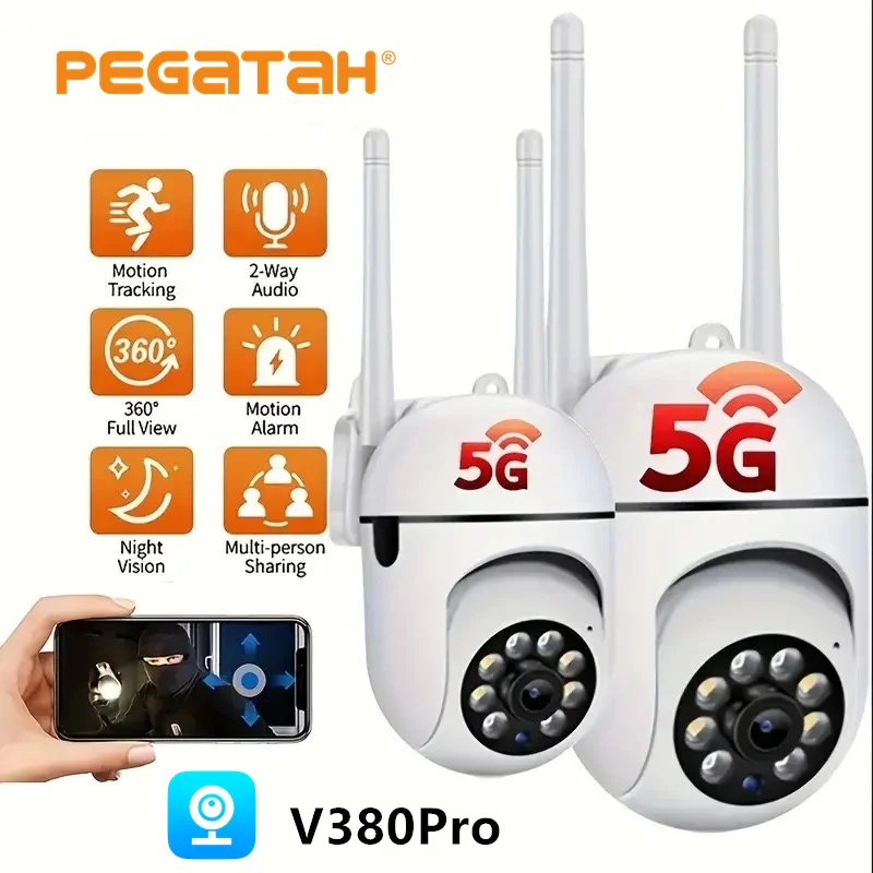 1080P IP WiFi Camera HD 360° Rotate Human Detection Auto Tracking Smart Camera Night Vision Security Surveillance CCTV Camera