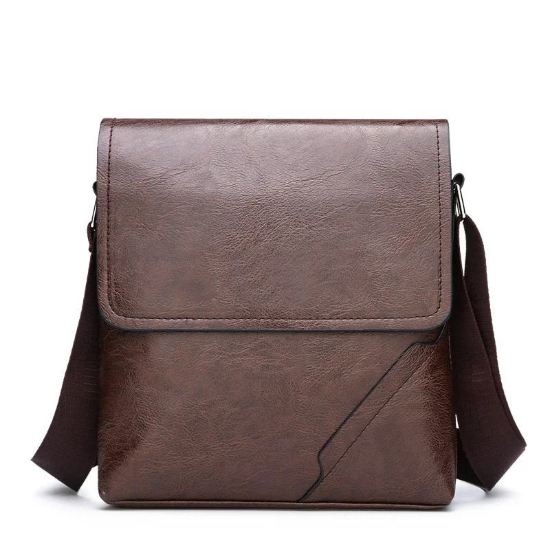 New Small Men Messenger Bags Bag Business Man Crossbody Bag Vintage Sling Pack Leather Male Bag Casual Shoulder Bag Luxury