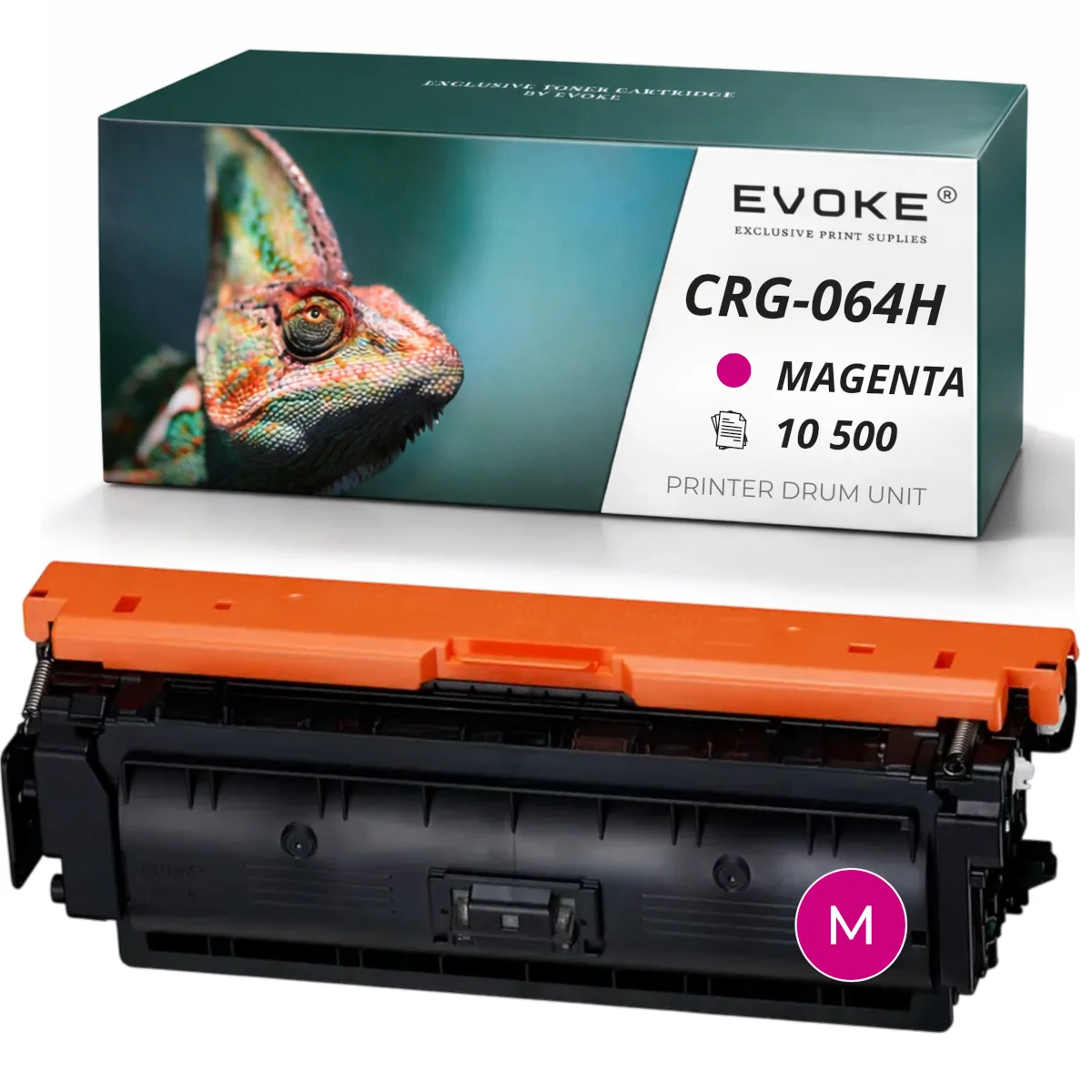 Evoke Compatibele Toner voor Canon Crg-064Hm Crg064Hm Crg-064H Crg064H 4934C001 Magenta met Chip 10500 Pagina's I-Sensys Lbp722Cdw Mf832Cdw Mf842Cdw
