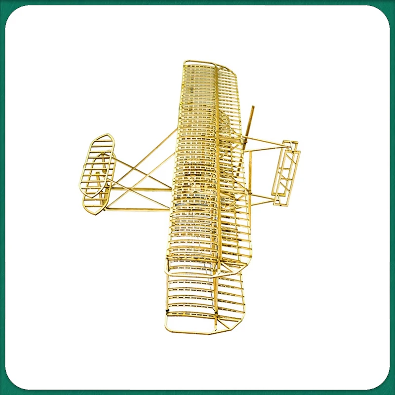 3D Wooden Puzzles Airplanes DIY Wright Brothers Flyer Laser Cut Balsa Wood Model Aircraft  Plane Gift for Adults Teens