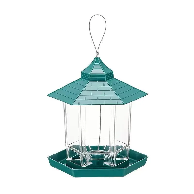 

Outdoor Automatic Plastic Cloth Hanging Bird Feeder Rain- and Splash-Proof for Backyard Birding