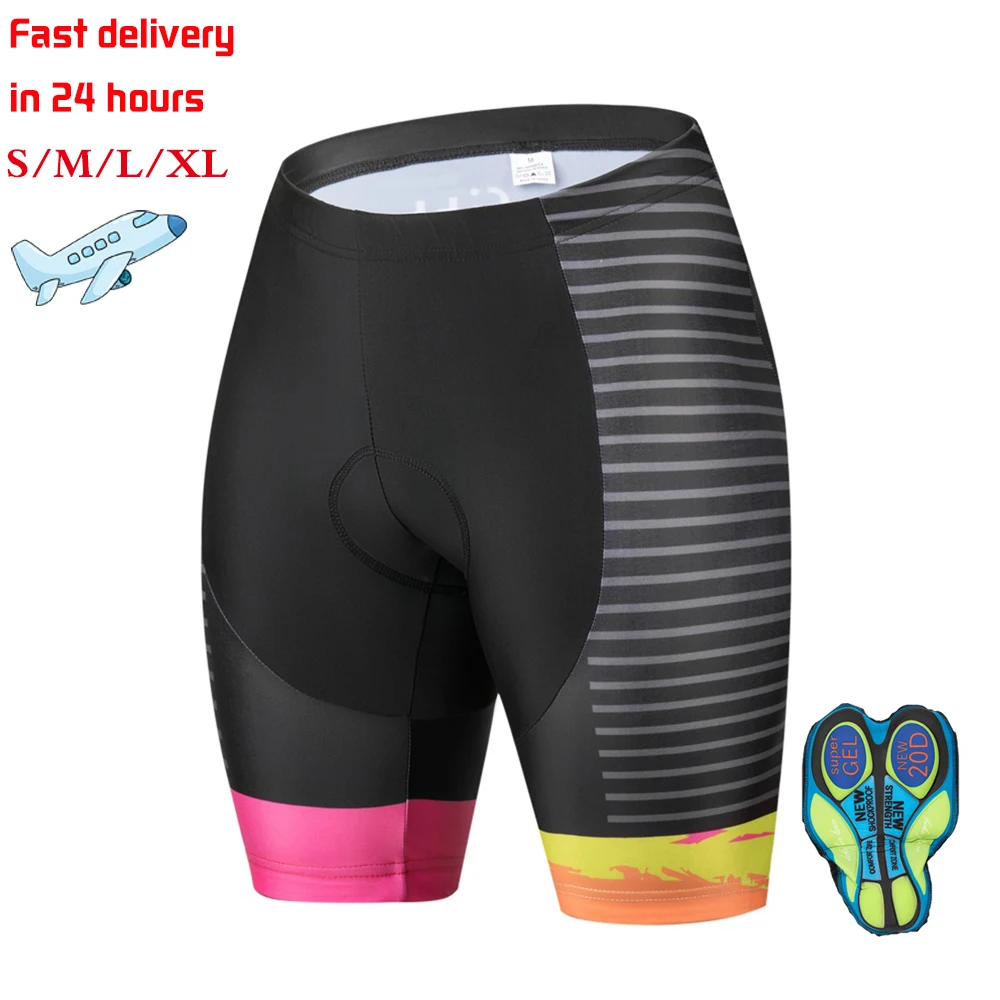 Kafitt Women\'s Short Pants Clothing MTB Road Cycling Shorts Quick-Drying Uniform Breathable Men\'s 20D Gel Pad 24H Fast Delivery