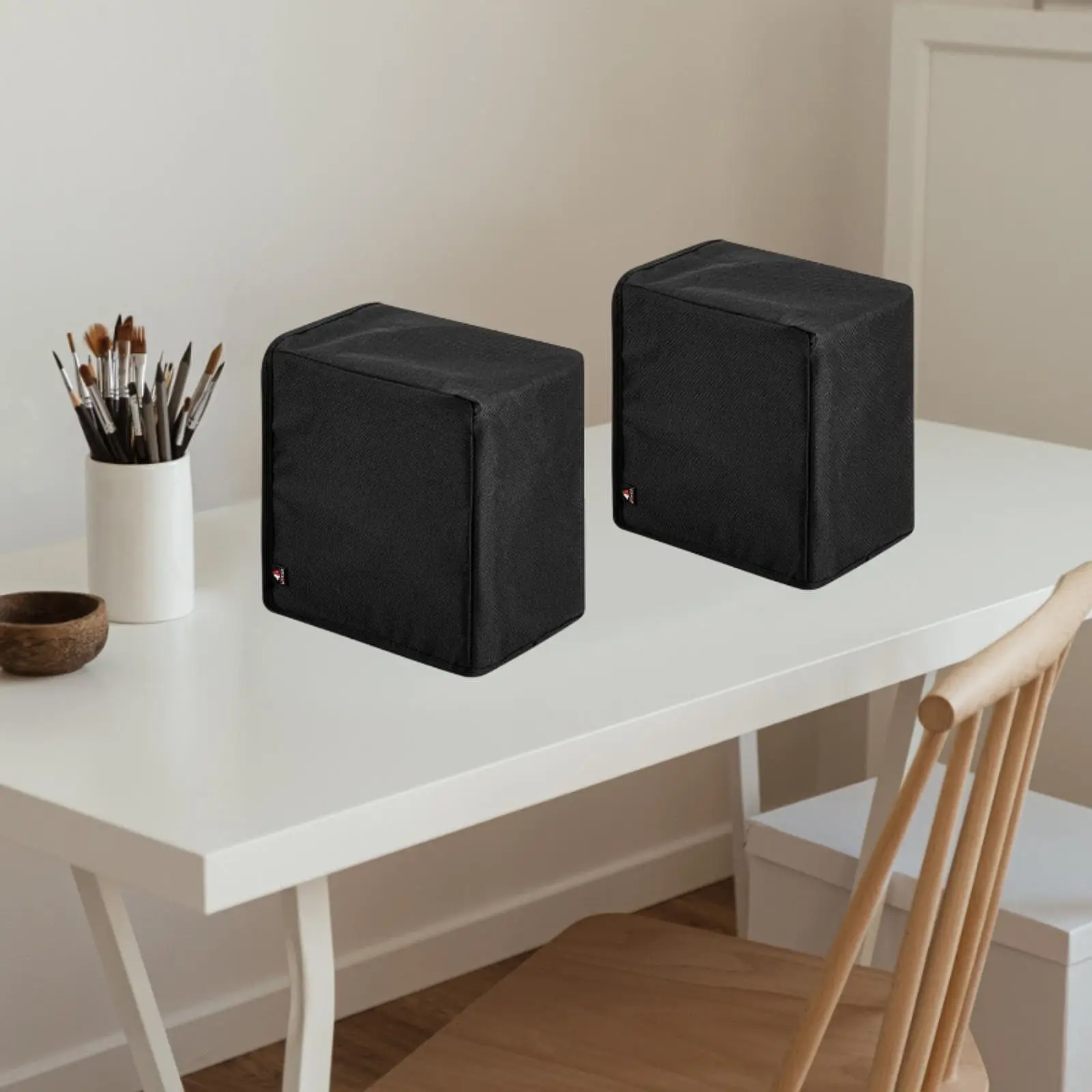2x Speaker Dust Covers Studio Protection Easy to Use Easy Installation Practical Keep Clean Modern Portable Dustproof Covers