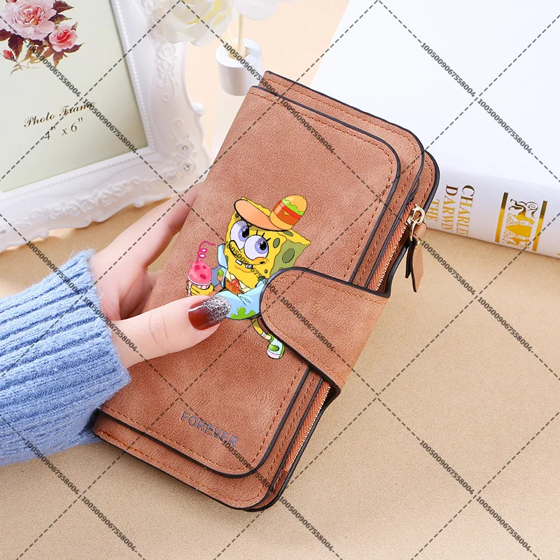 Portefeuille long en PU imprim - Bifold Leather Wallet avis et prix