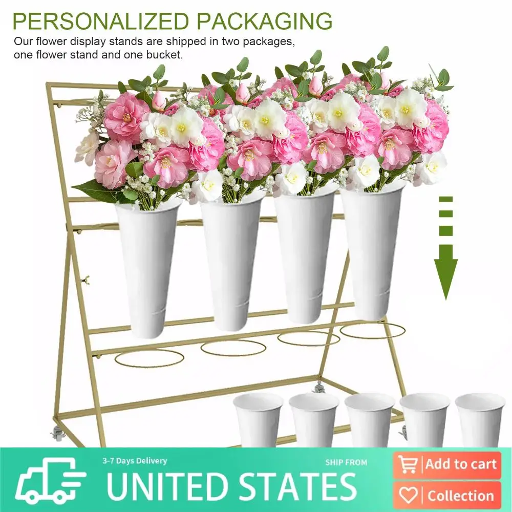 

Набор из 12 конических подставок для растений, белые пластиковые цветочные горшки большой емкости для дома, патио, балкона, сада