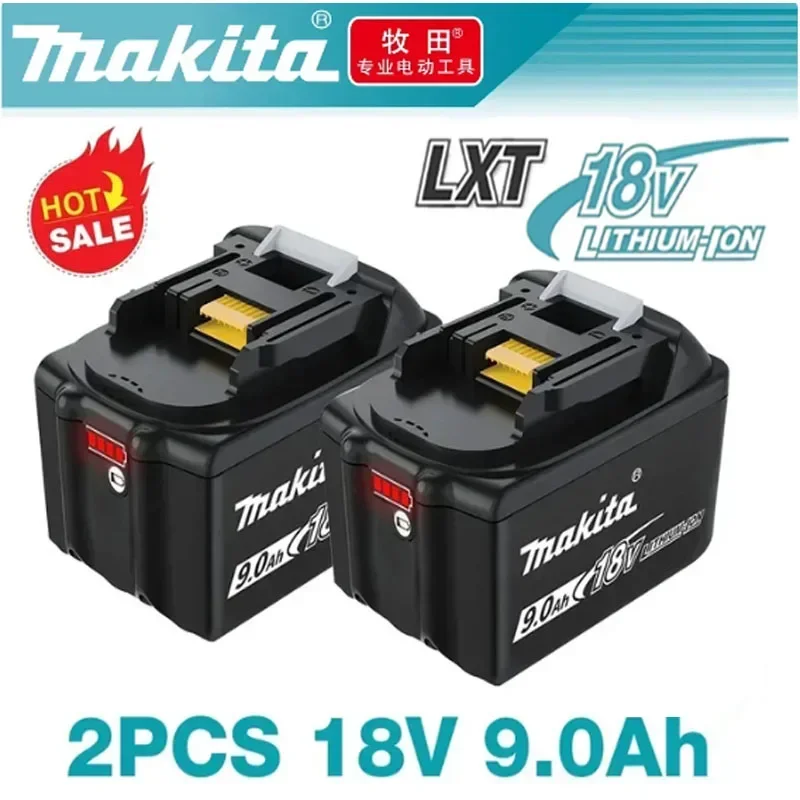 

100% Original Makita Rechargeable Power Tool Battery, Replaceable LED Lithium-ion, 6.0 Ah 18V LXT BL1860B BL1860BL1850 BL1830