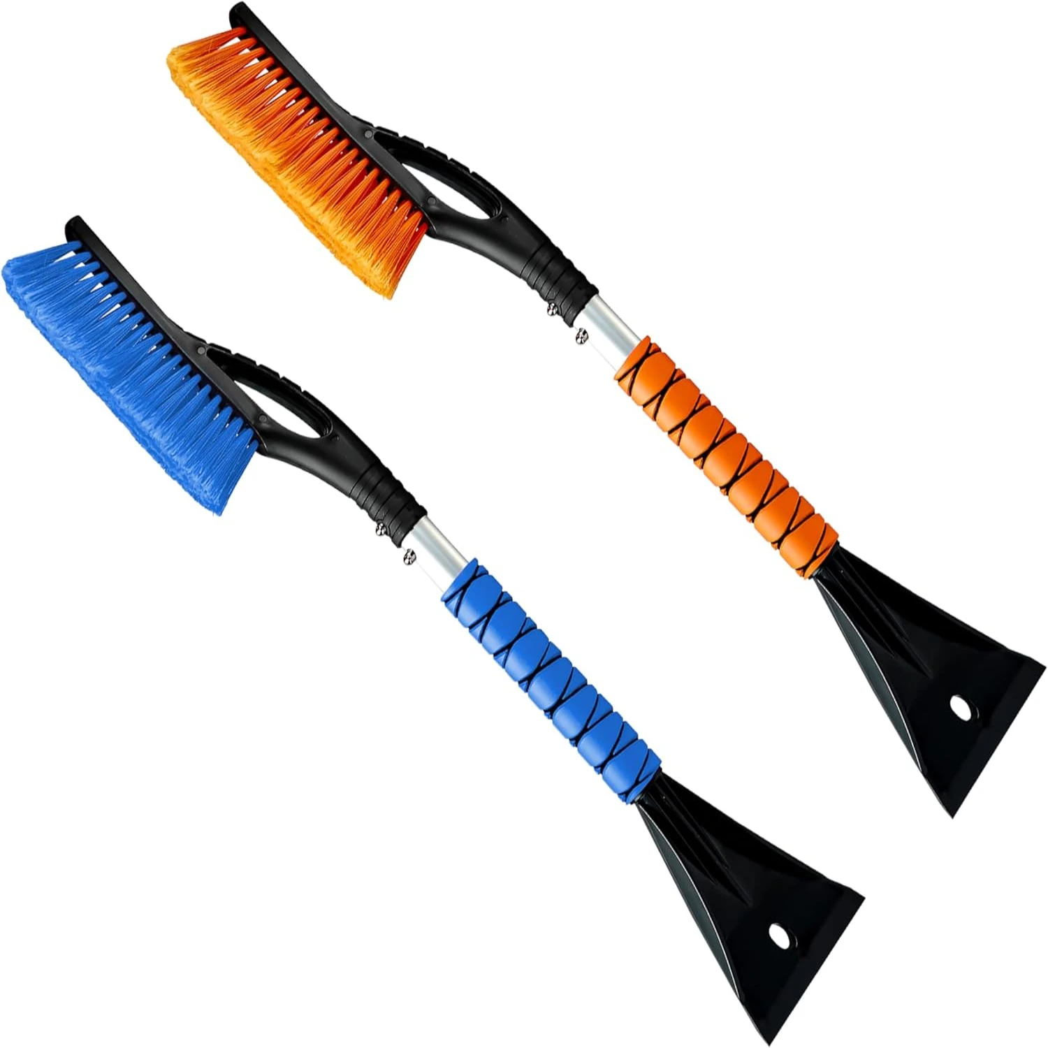 

27" Brush and Ice Scrapers for Car Windshield ( Pack), Window Scraper with Ergonomic Foam , Removal for Car, Must Have Winter