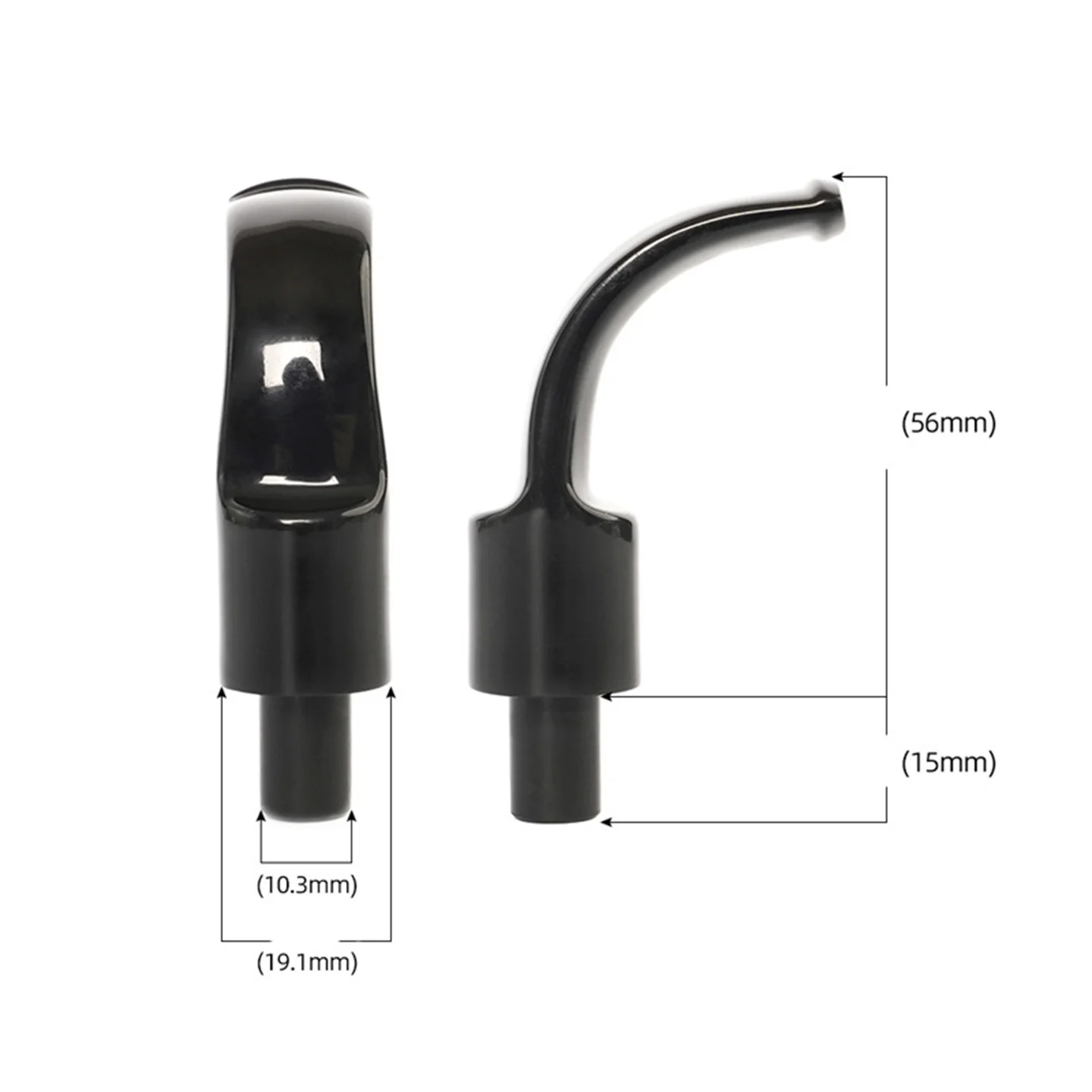 

Акриловая трубка, мундштук для фильтра 9 мм, дымовая табачная трубка, изогнутый тип, хвост курительной трубки, аксессуары «сделай сам»