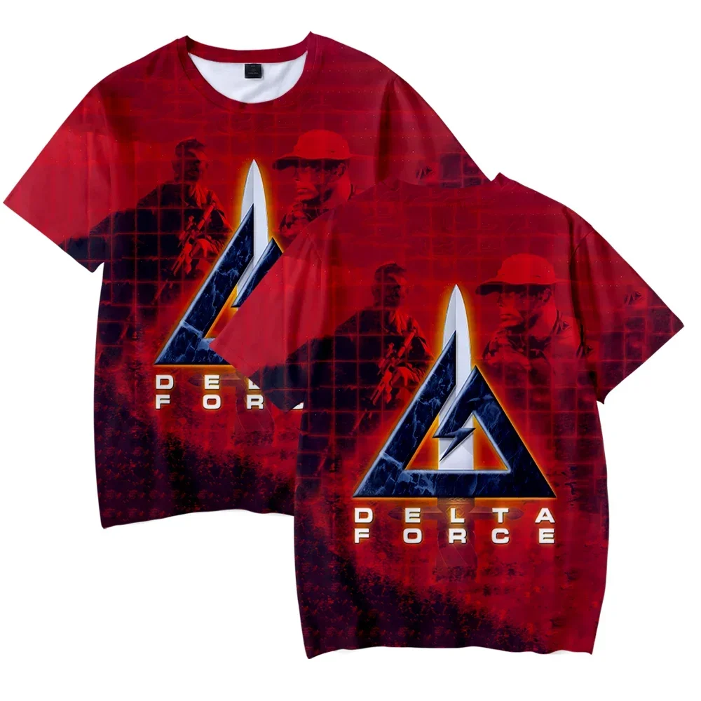 

Hot Game Delta Force 3D Print T Shirt Women Men Boys Girls Kids Summer Crewneck Short Sleeve Funny Tshirt Graphic Tees Cosplay