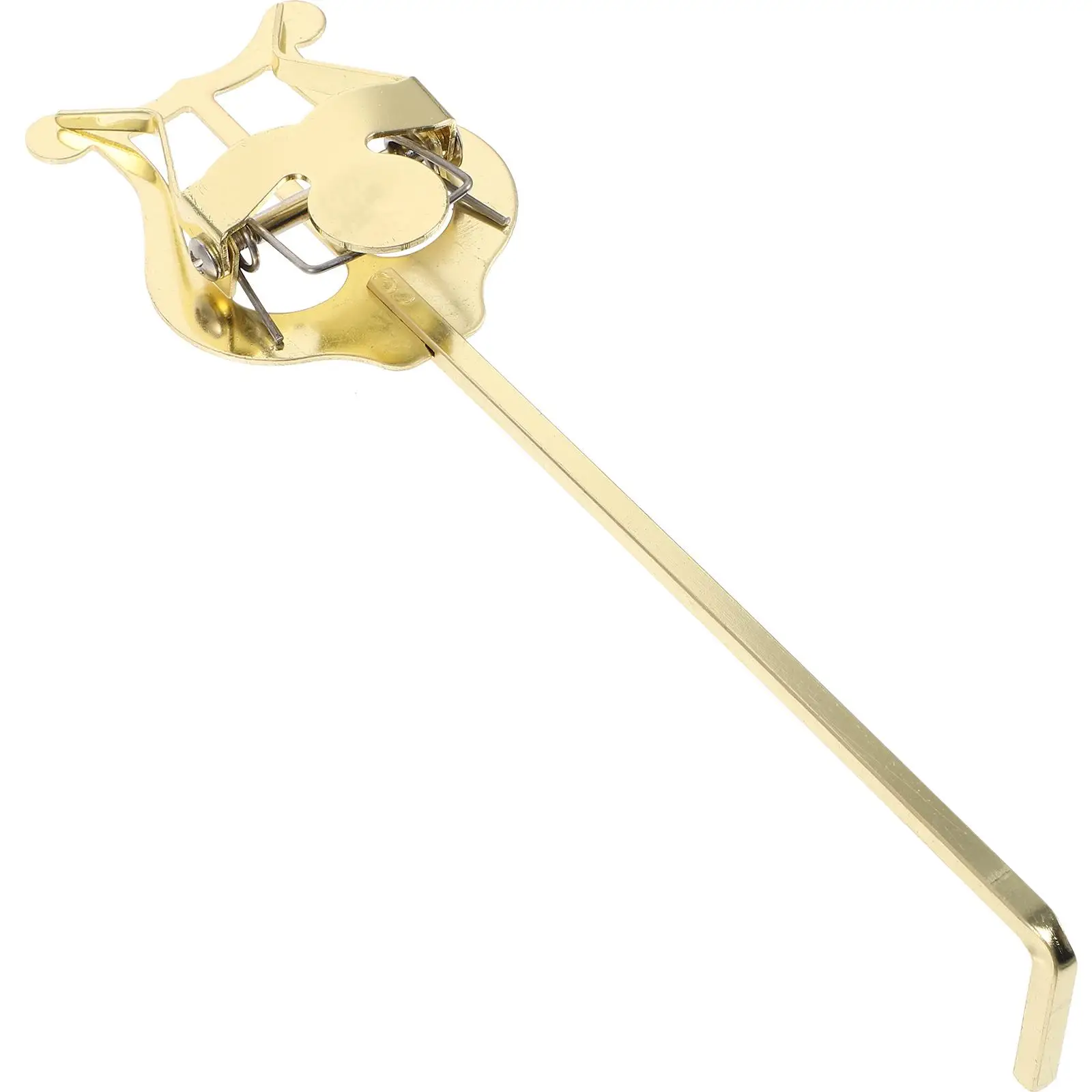 

Portable Trumpet Lyre Music Score Holder Golden Durable Metal Clip Suitable Cornets Instruments Accessories Sheet Music