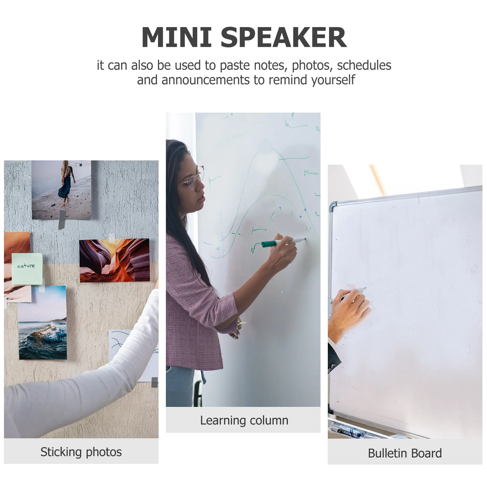 

1 Set Felt Bulletin Strips High-Grade Eva Wall Mountable Message Board For Office Home Study Organization Decorative Pin Board