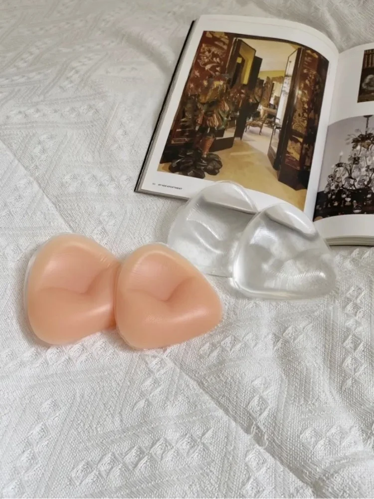 

Thickened Silicone Breast Pads for Bikini Swimsuit Enhancing Women's Underwear Inserts Pair Beauty Chest Gods Tool