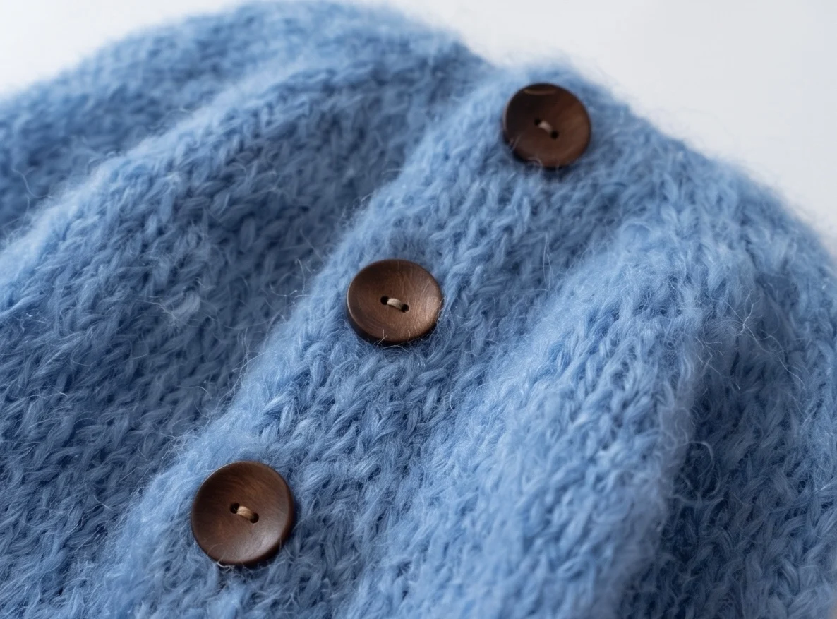 Newborn Baby Knitted Clothes Set Blue Soft Warm Winter Outfit Cardigan Hat Socks Blanket 3Pcs Infant Photography Prop Gift