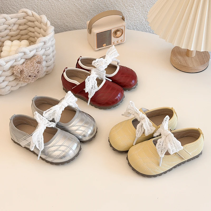 

Children Flats Butterfly Knot Ballet Kids Shoes Casual Mary Janes Girls Shoes Girl Shoes Comfortable Toddler Kids Shoes for Girl