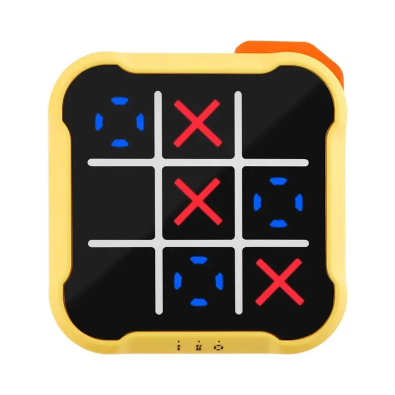 Children Electronic Toys Tic Tac Toe Game Noughts and Crosses Game Memory Training Infinite Portable Travel Games for Kids Adult