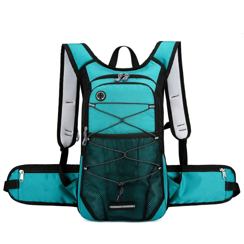 Male cycling, outdoor hiking, off-road, double-shoulder backpack, large-capacity bicycle, sports close-fitting backpack