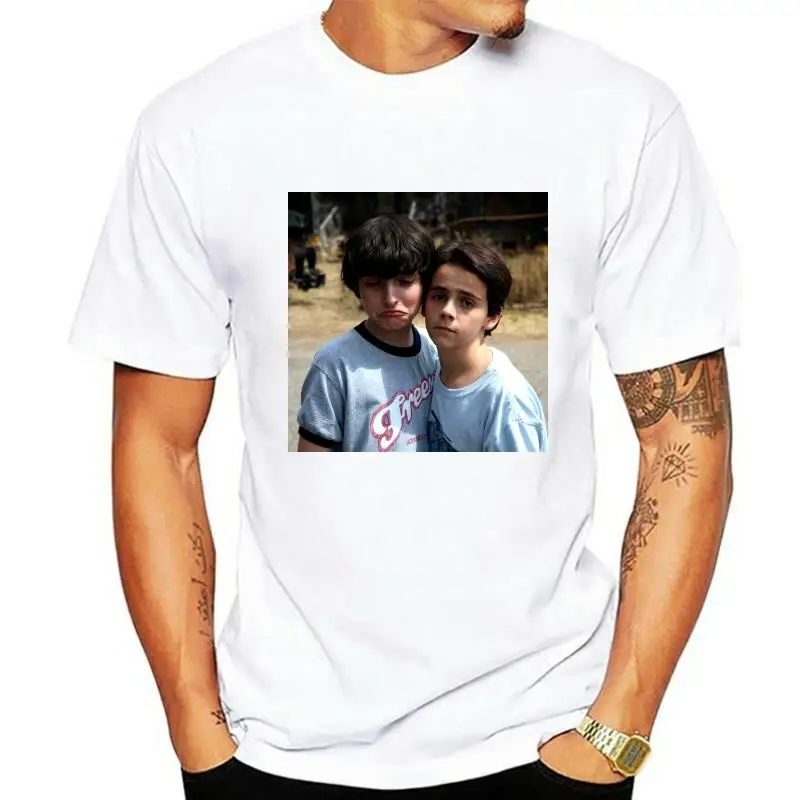 Finn Wolfhard   Jack Dylan Grazer Black T-Shirt Men Tees