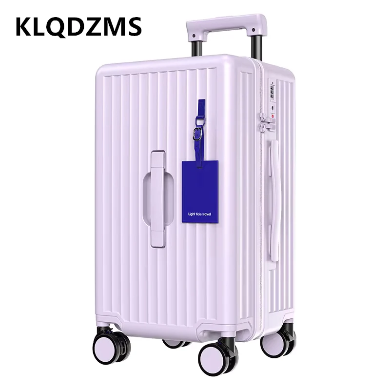 KLQDZMS Suitcase on Wheels Large Capacity Trolley Case 20 Inches Boarding Box 24
