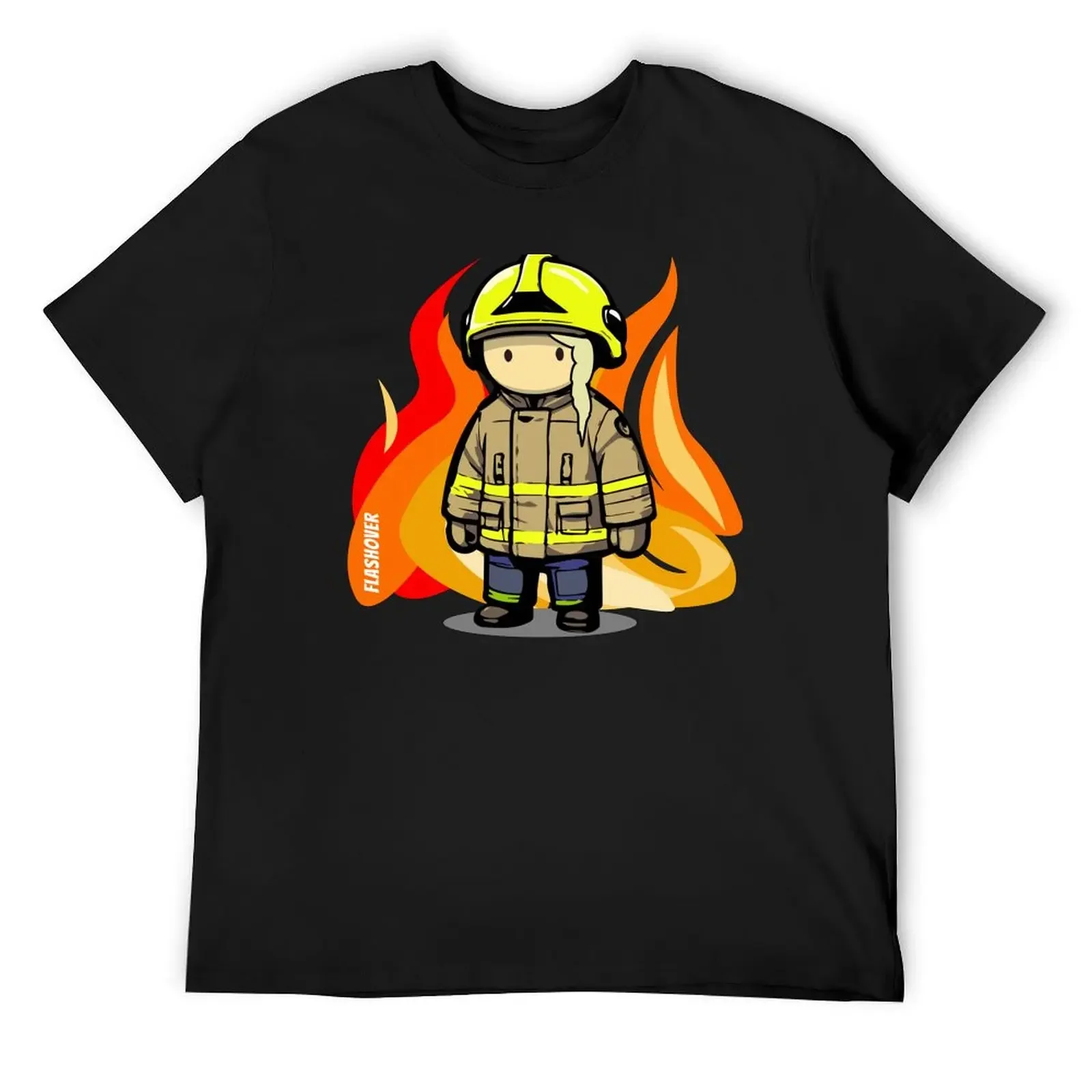 

Urban Firefighter Female - Large Design (Light Hair) T-Shirt boys whites anime tshirt new edition vintage oversized t shirt men