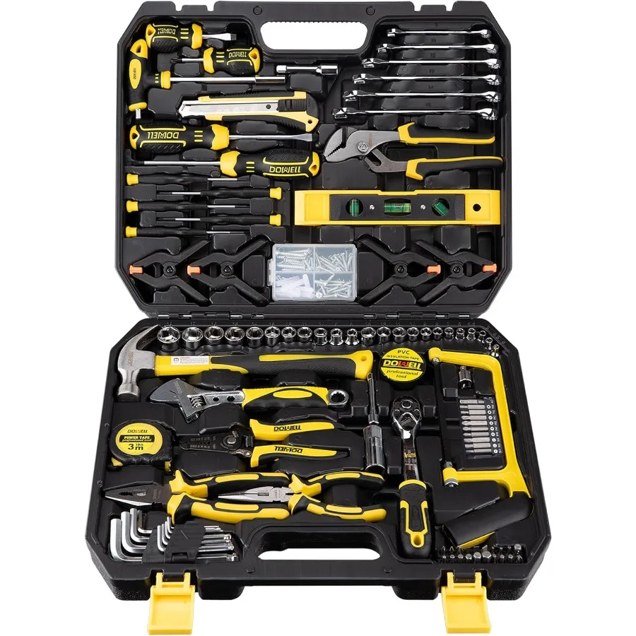 

168Piece Mechanic Tool Set with Socket Wrench for Automotive Repair and Maintenance Complete Hand Tool Kit with Portable Storag