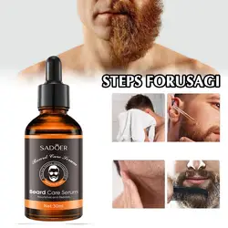 30ML Men Natural Beard Growth Oil Moisturizing Smoothing Beard Dashing Beard Tools Care Oil Gentlemen Conditioner N8N8